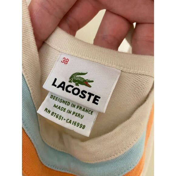 Lacoste Women's Strappy Athletic Multi Color Sundress - 38 (US Size 7) - Picture 3 of 13